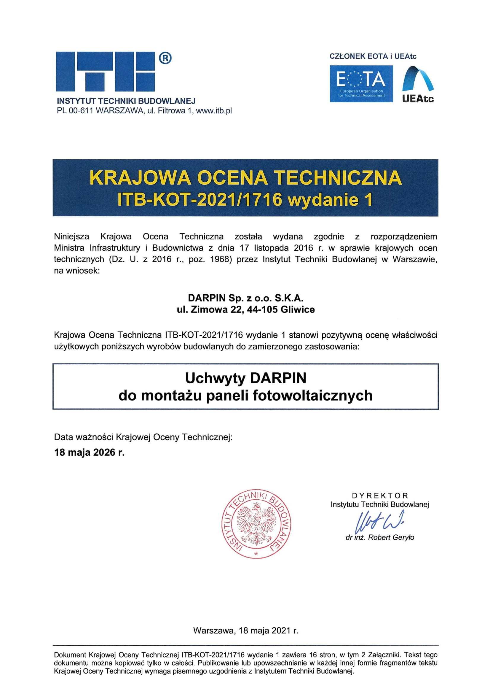 Hak Gont regulowany uchwyt montażowy do paneli dachowy hak do PV