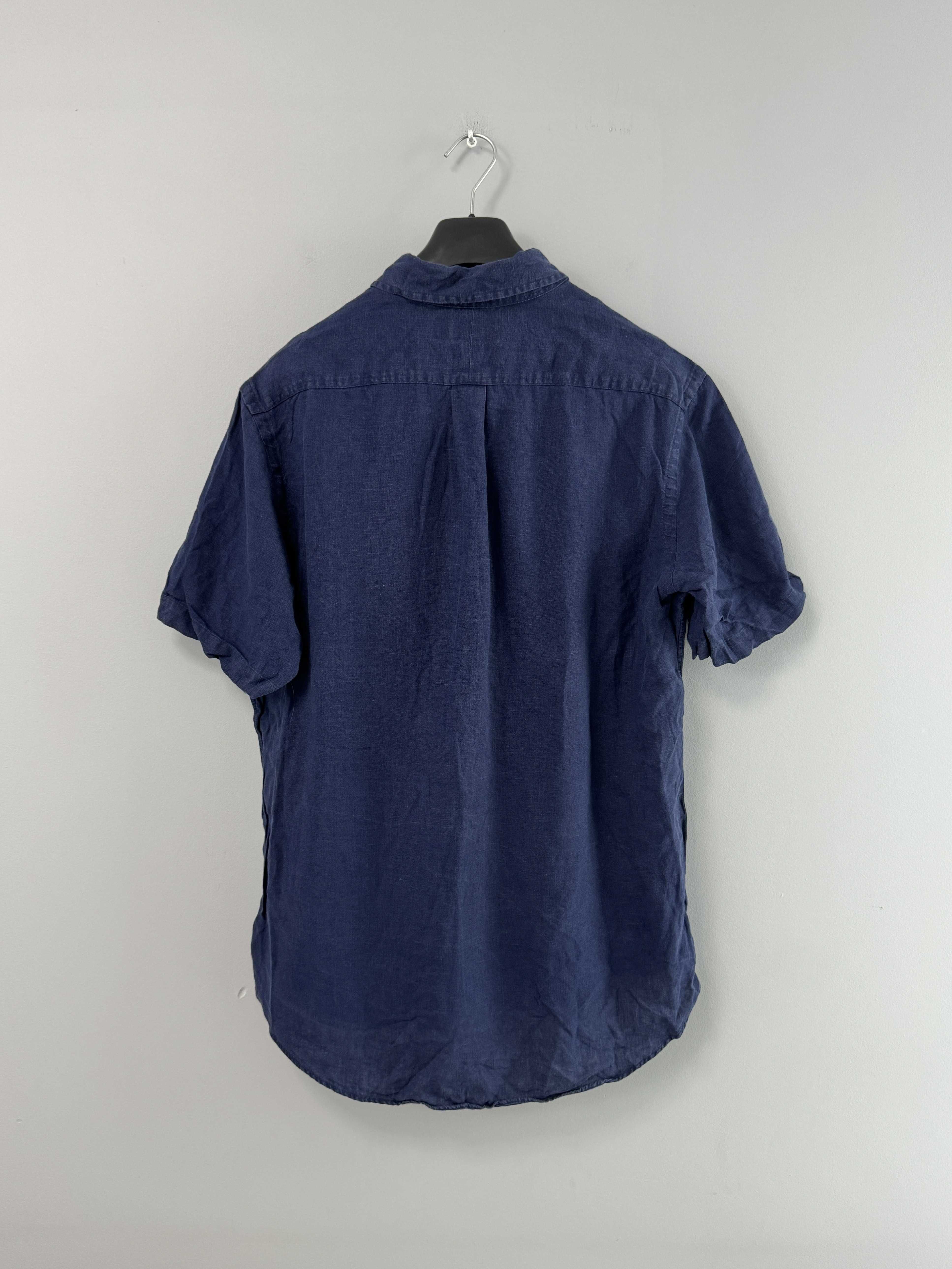 Ralph Lauren Koszula Lniana Męska Linen Shirt Custom Fit 100% Len R. L
