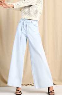Nowe spodnie jeansy z wysokim stanem S sinsay