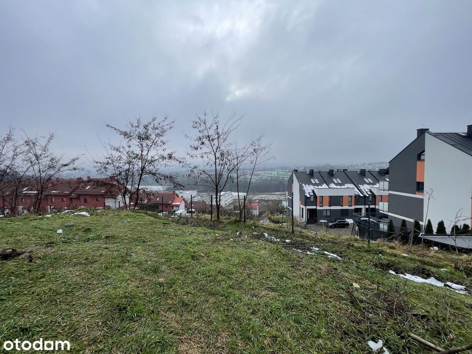 Działka budowlana 14 000 zł/ar wszystkie media widokowa dojazd asfalt