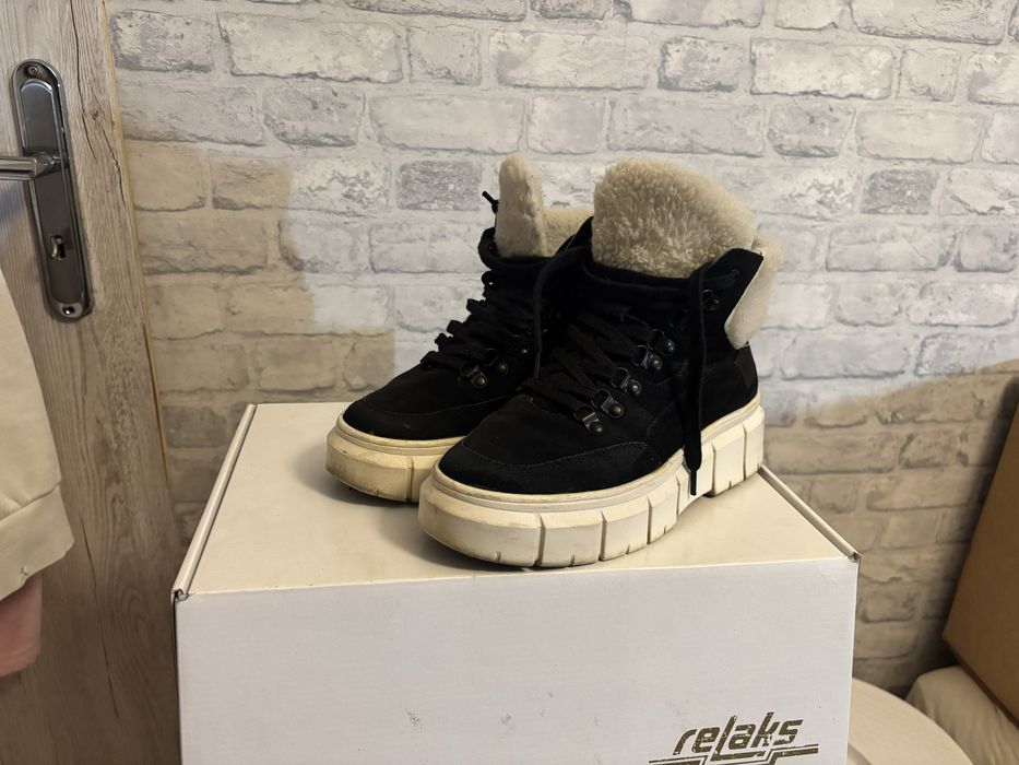 Trzewiki damskie ocieplane RELAX rozm 37