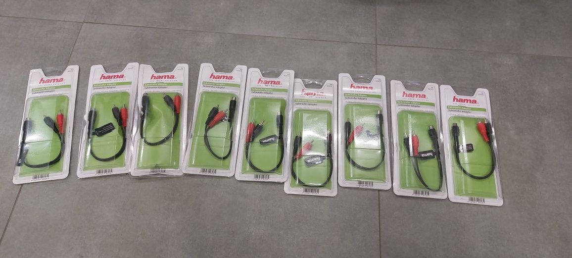 9 szt. Kabel subwoofer adapter Hama cinch