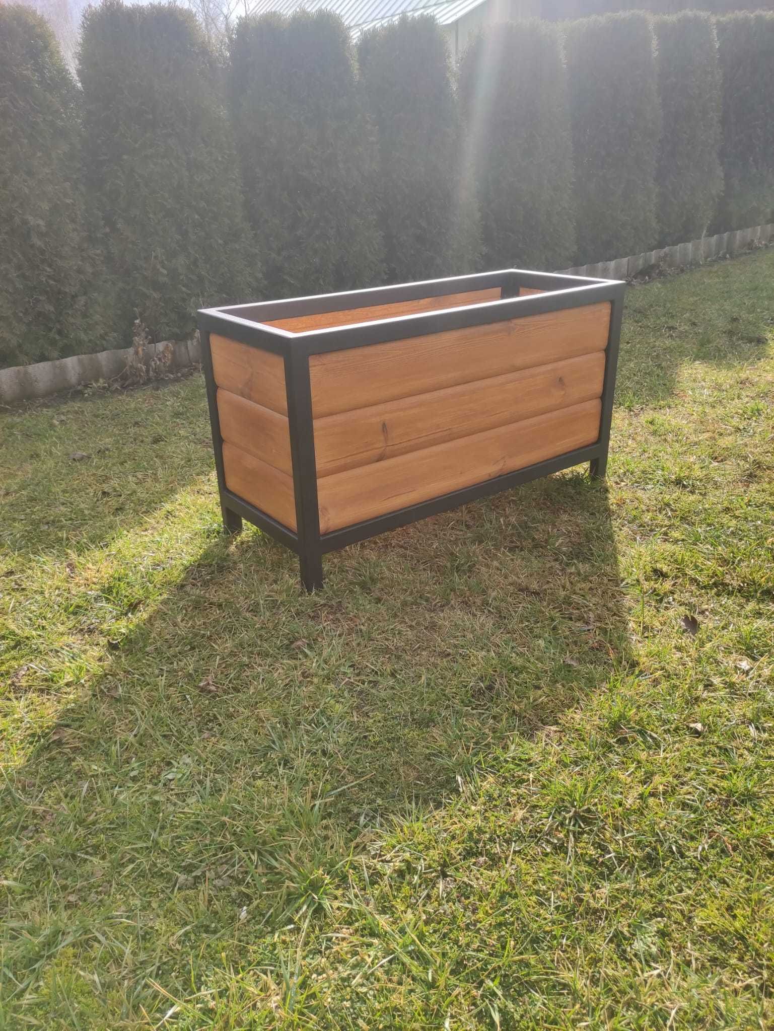 Donica ogrodowa LOFT BLACKWOOD