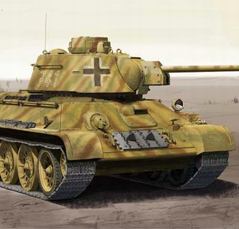 Academy 13502 czołg German T-34/76 747 model 1:35