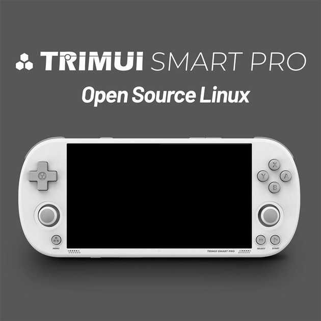 игровая приставка с ретро играми Trimui smart pro White + карта  64GB