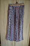 Spodnie letnie luźne szerokie na fumce 42 XL boho
