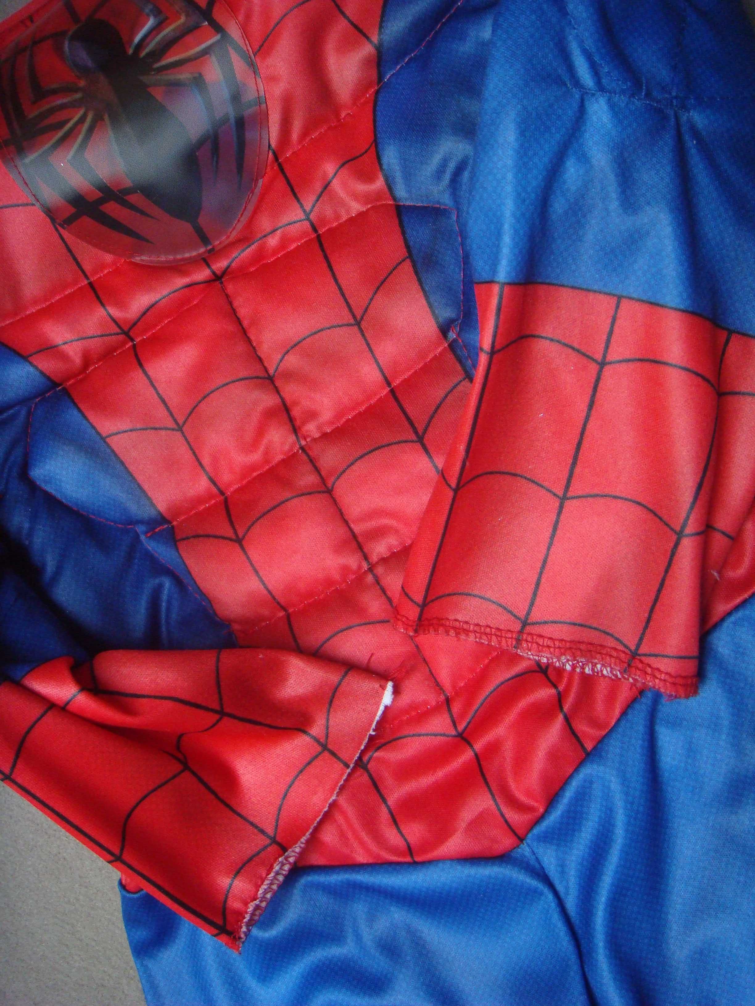 strój supermen spiderman efekt super mięśni + maska roz. 104
