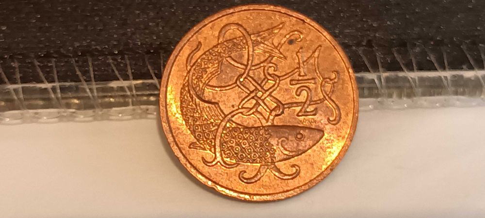 Island-Wyspa Man Ryba 1/2 pensa, 1981