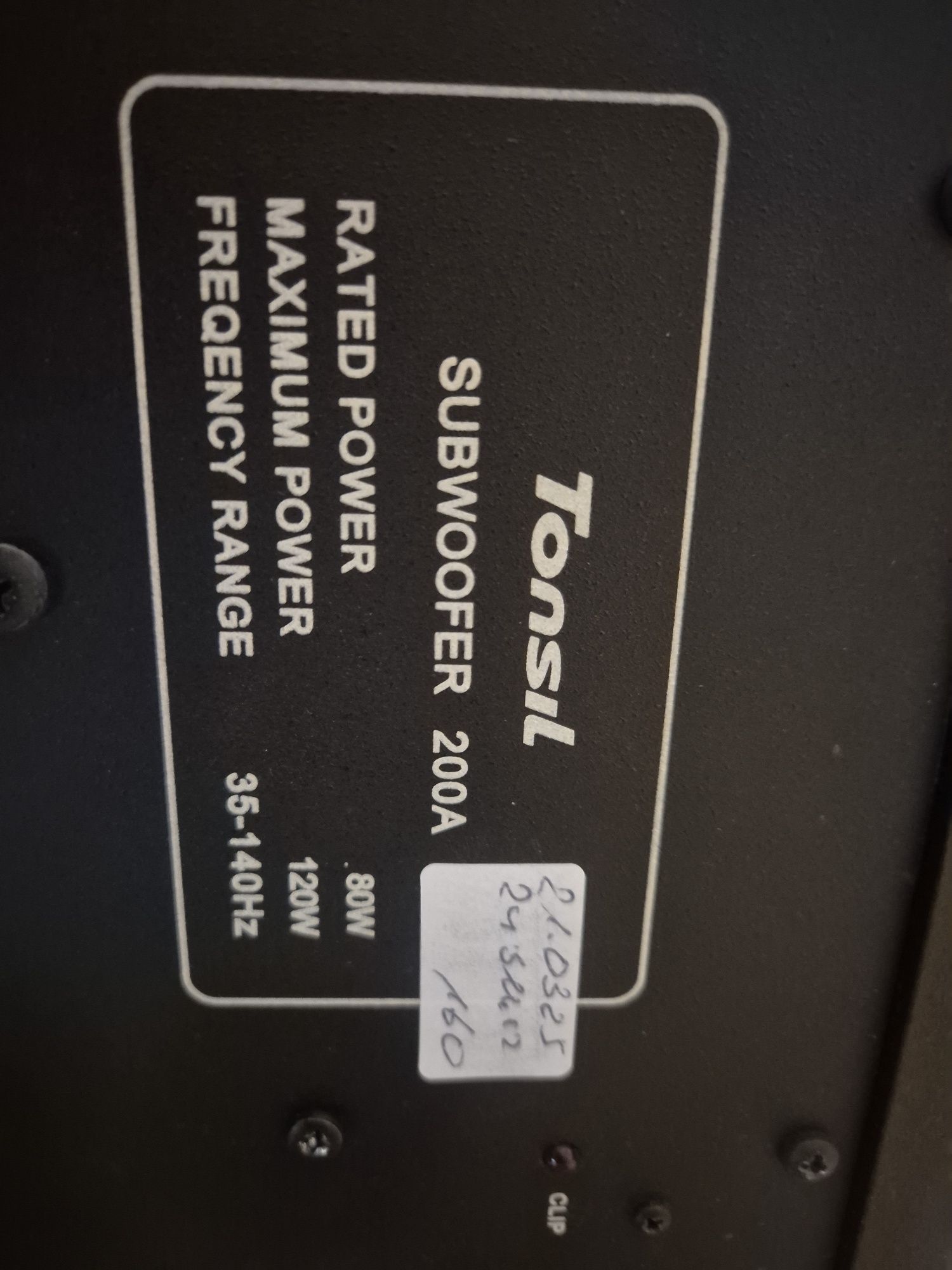 Subwoofer Tonsil