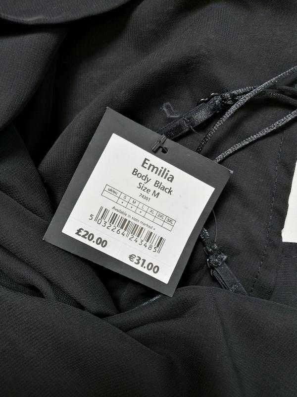 Брендовый черный боди ann summers