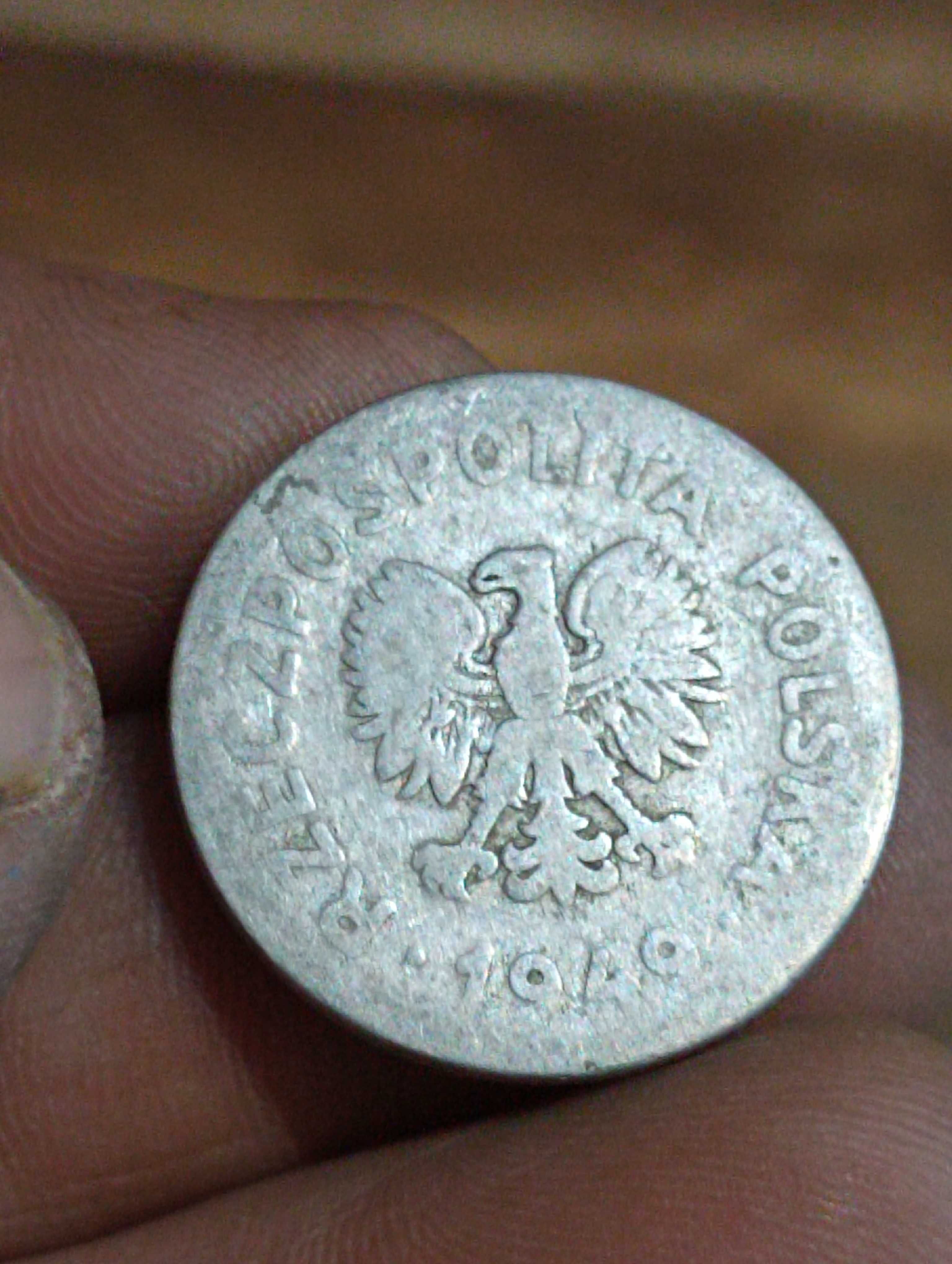 Sprzedam monete 1 zloty 1949 rok bzm