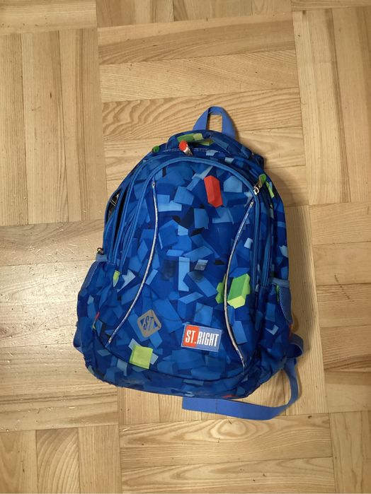 Plecak szkolny odblask wielokomorowy tablet tornister zdrowy kregoslup