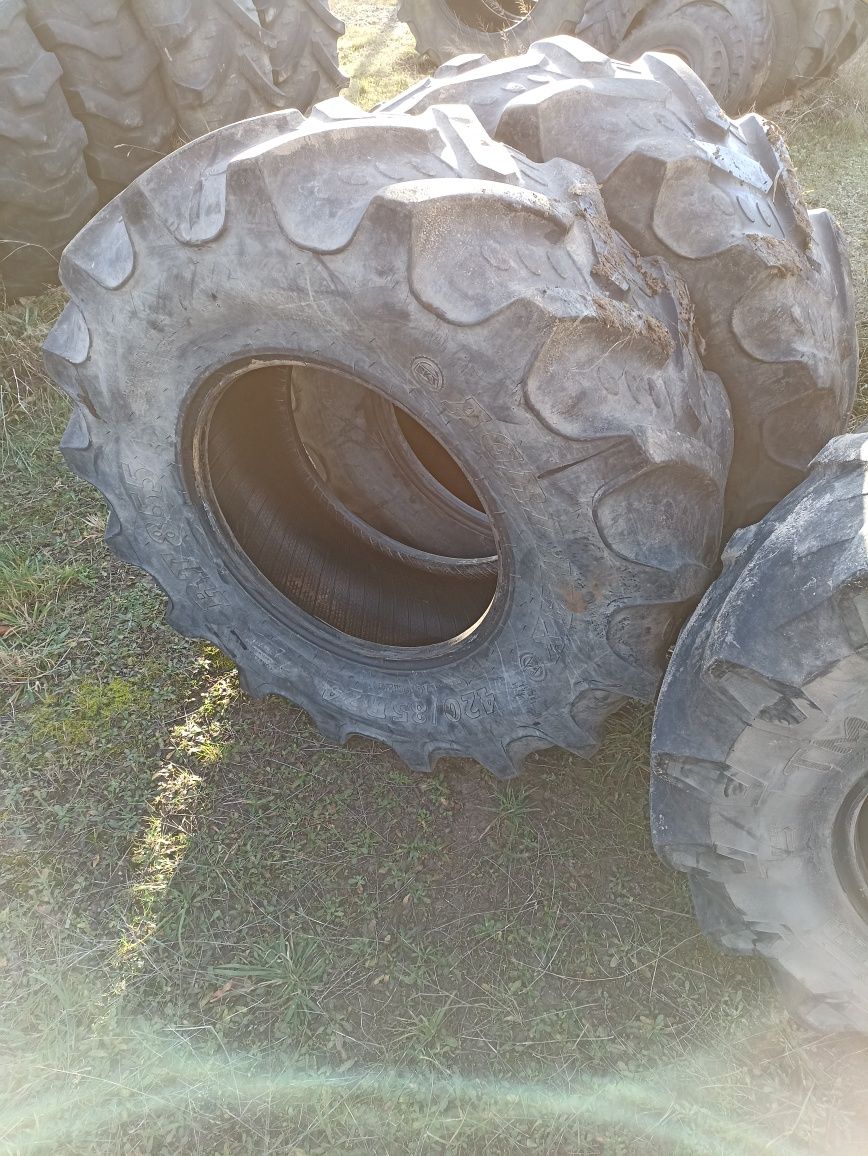 Ładna para opony zachodnie Radialne AGRIMAX 16.9 R - 24 BKT (420/85)