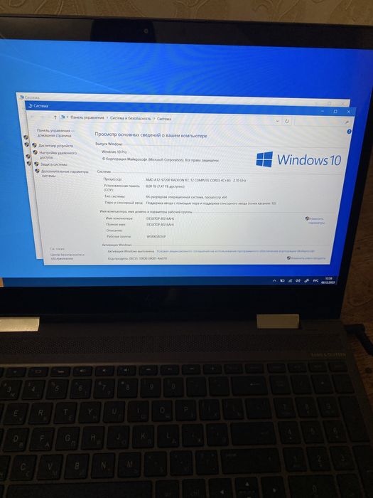 Ноутбук hp laptop AMDA12