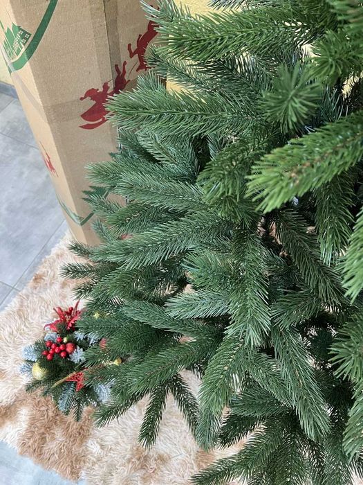 ПРЕМИУМ Литая Елка зеленая голубая Ель Сосна Ялинка лита зелена штучна