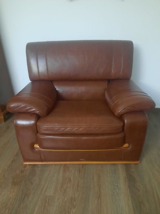 Sofá, cadeirão, maple