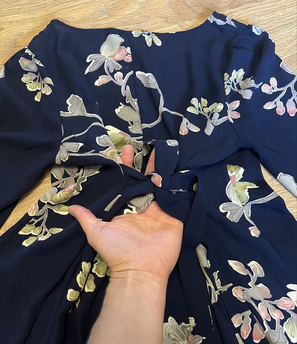 Шифонова блуза кофтинка для вагітних