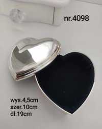 Szkatułka, puzderko na biżuterię w kształcie serca nr.4098