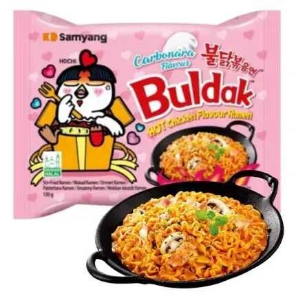 Zupka Chińska Samyang Buldak Carbonara - Ostra - zestaw 10 sztuk