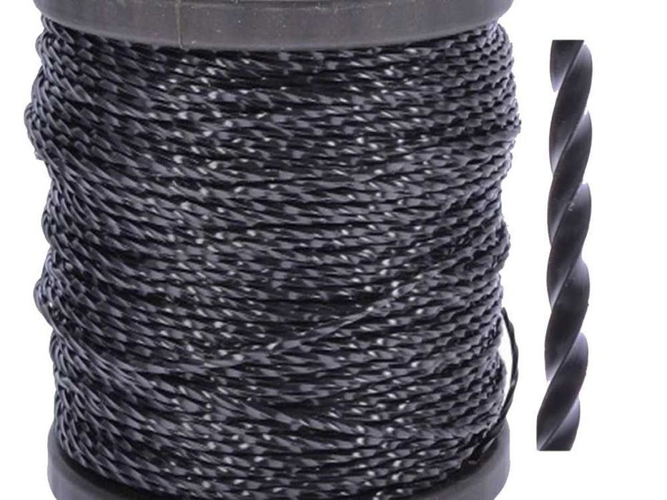 Żyłka do kosy spalinowej przekrój karbowany skręcony cicha 2,4mm 100m
