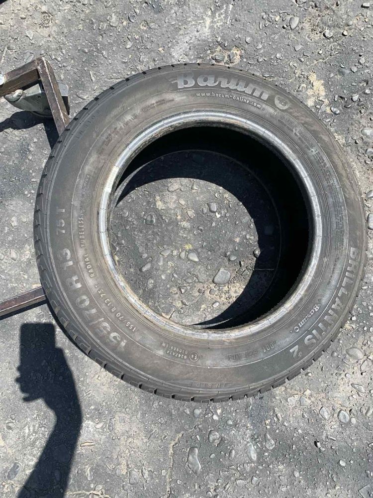 Шини 155/70 R13 пара Barum 2021p літо 6.6мм