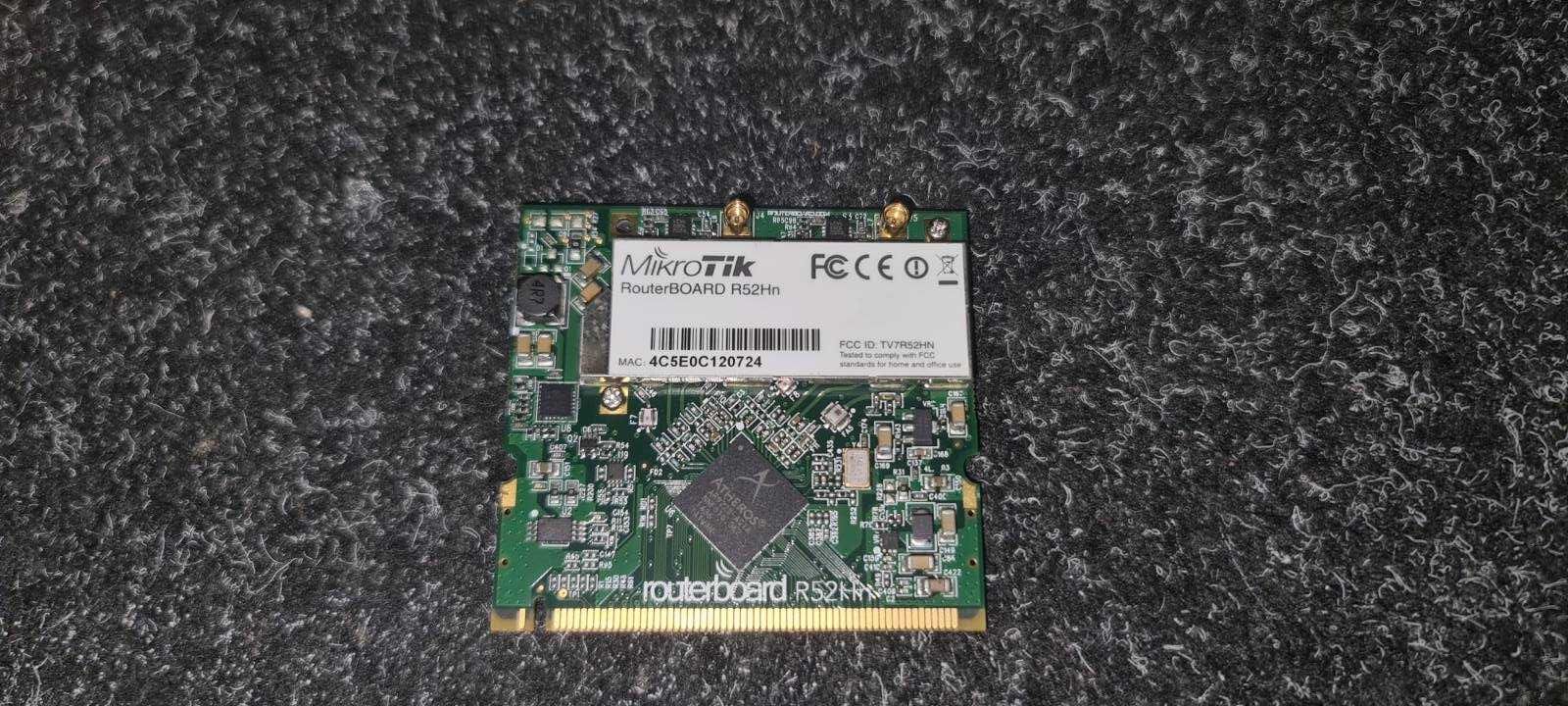 Mikrotik  R52Hn Mini-PCI WiFi 5/2,4 ГГц 300 Мбит/с 400мВт(25дБм)