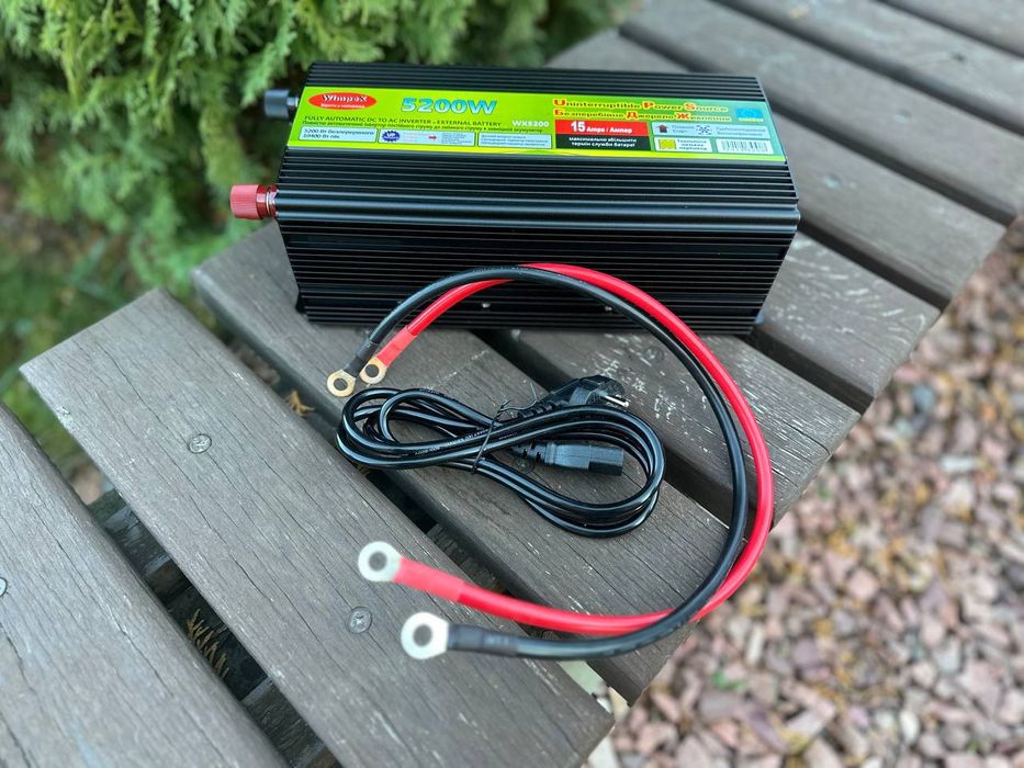 Бесперебойник 5200W‼️ Автоматический ИНВЕРТОР Плавный пуск Аккумулятор