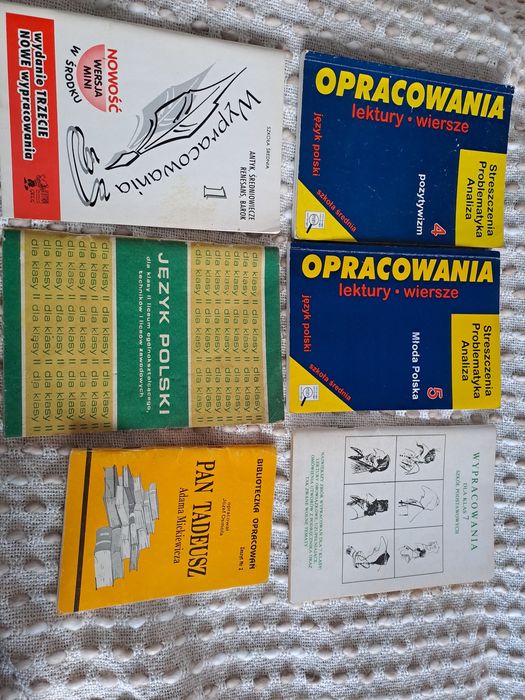 Opracowania lektur i wypracowania język polski