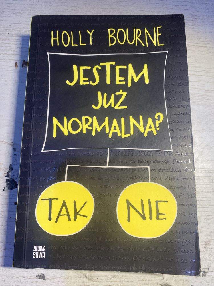 książka jestem już normalną