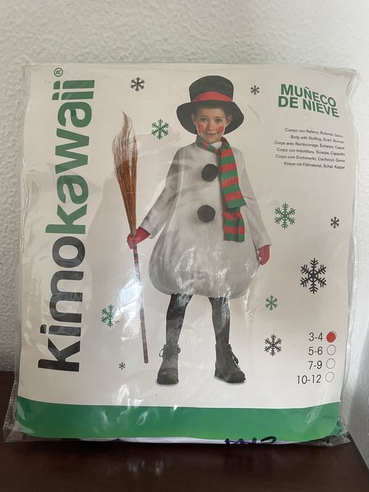 Boneco de Neve 3-6 anos