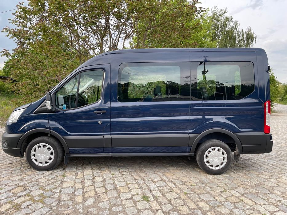 Ford Transit 9-osob. SalonPL Webasto Hak Serwis ASO I Właściciel