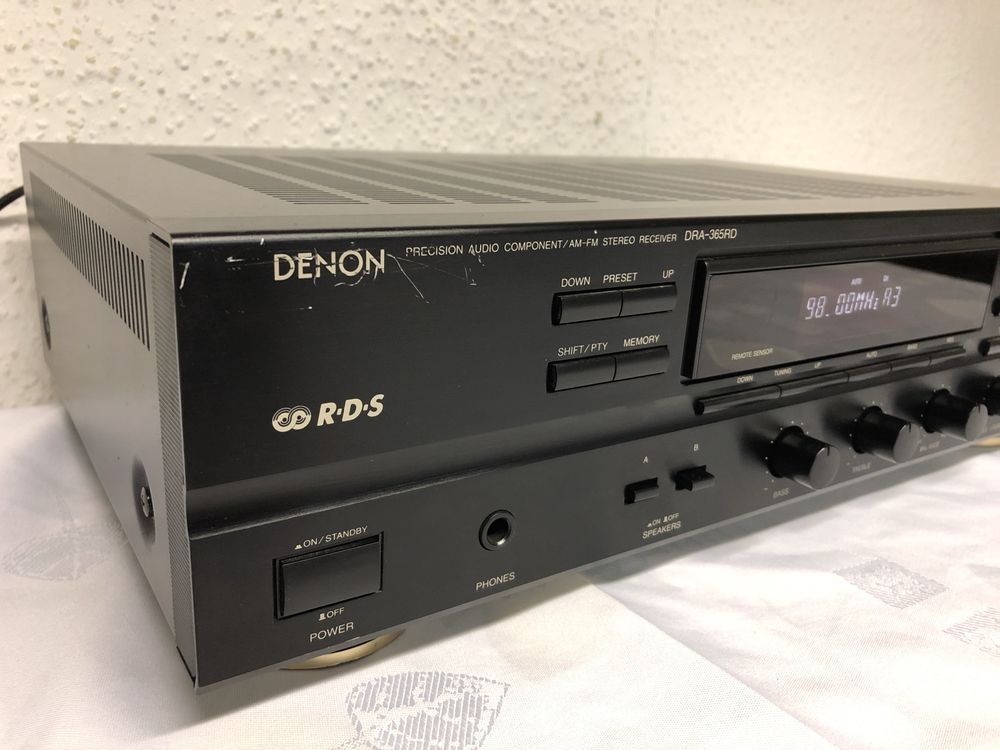 DENON DRA-365RD mocny amplituner stereo