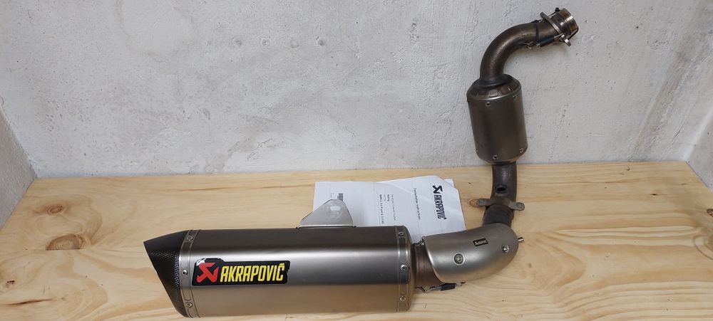 Escape akrapovic pinhao Filtro KN bmw g310gs