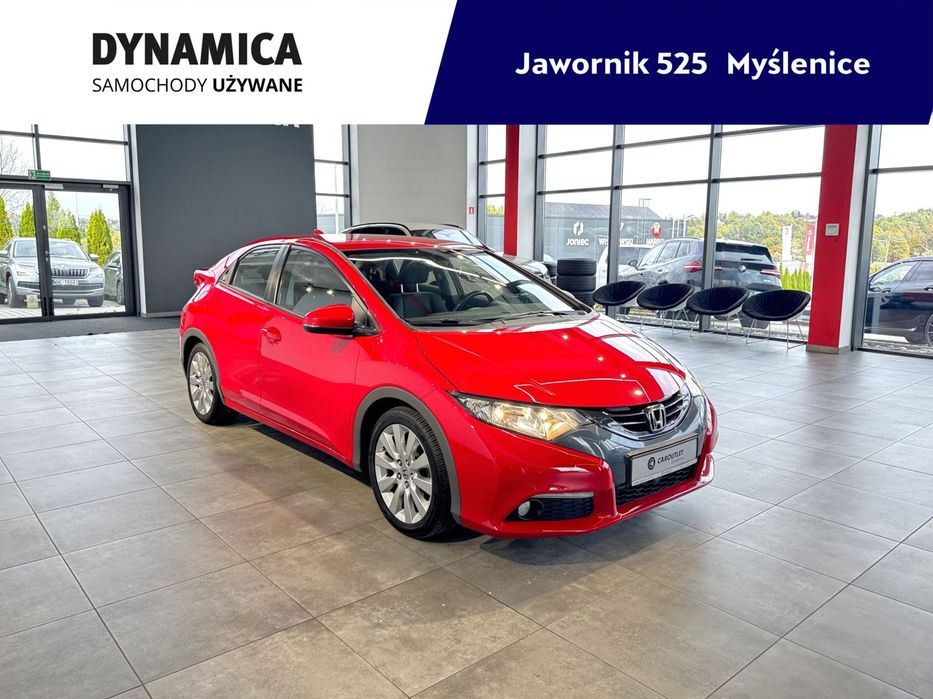 Honda Civic 1.8 141KM M6 2012/2013 r., przebieg tylko 91tys.km, książka serwisowa