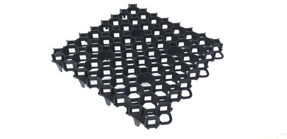 Kratka trawnikowa SG 50x50x4 cm czarna