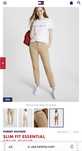 Бежевые брюки чиносы Tommy Hilfiger SLIM FIT CHINO, p.4 S-M