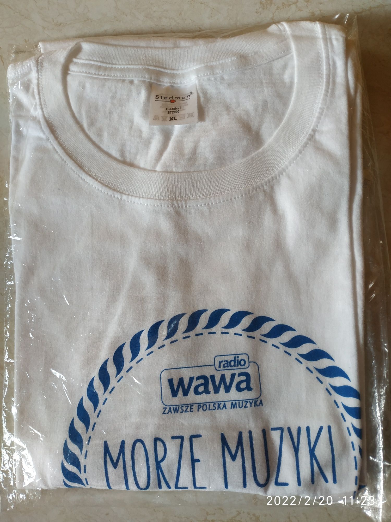 Gadżety radiowe-T-shirt Radio Wawa XL(NOWA) (Gratka dla kolekcjonerów)