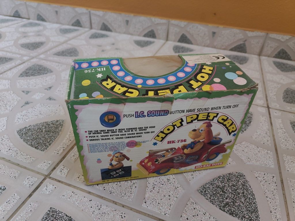 Brinquedo Vintage Hot Pet Car 1997