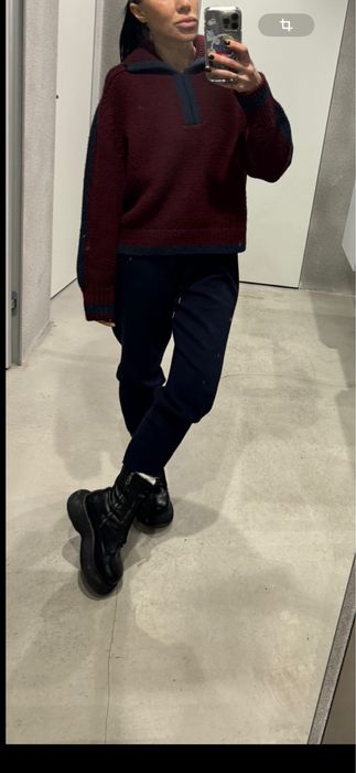 Светр Zara бордовий