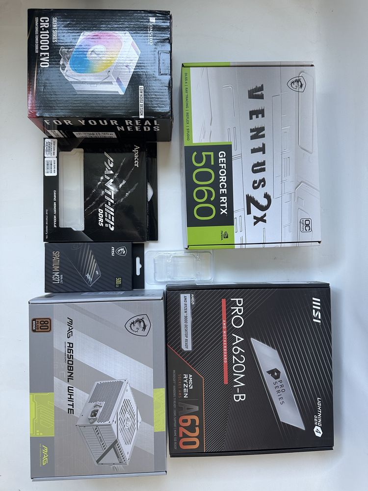 В наявності • ПК MSI Am5 rtx5060 ddr5 32 gb ssd m2