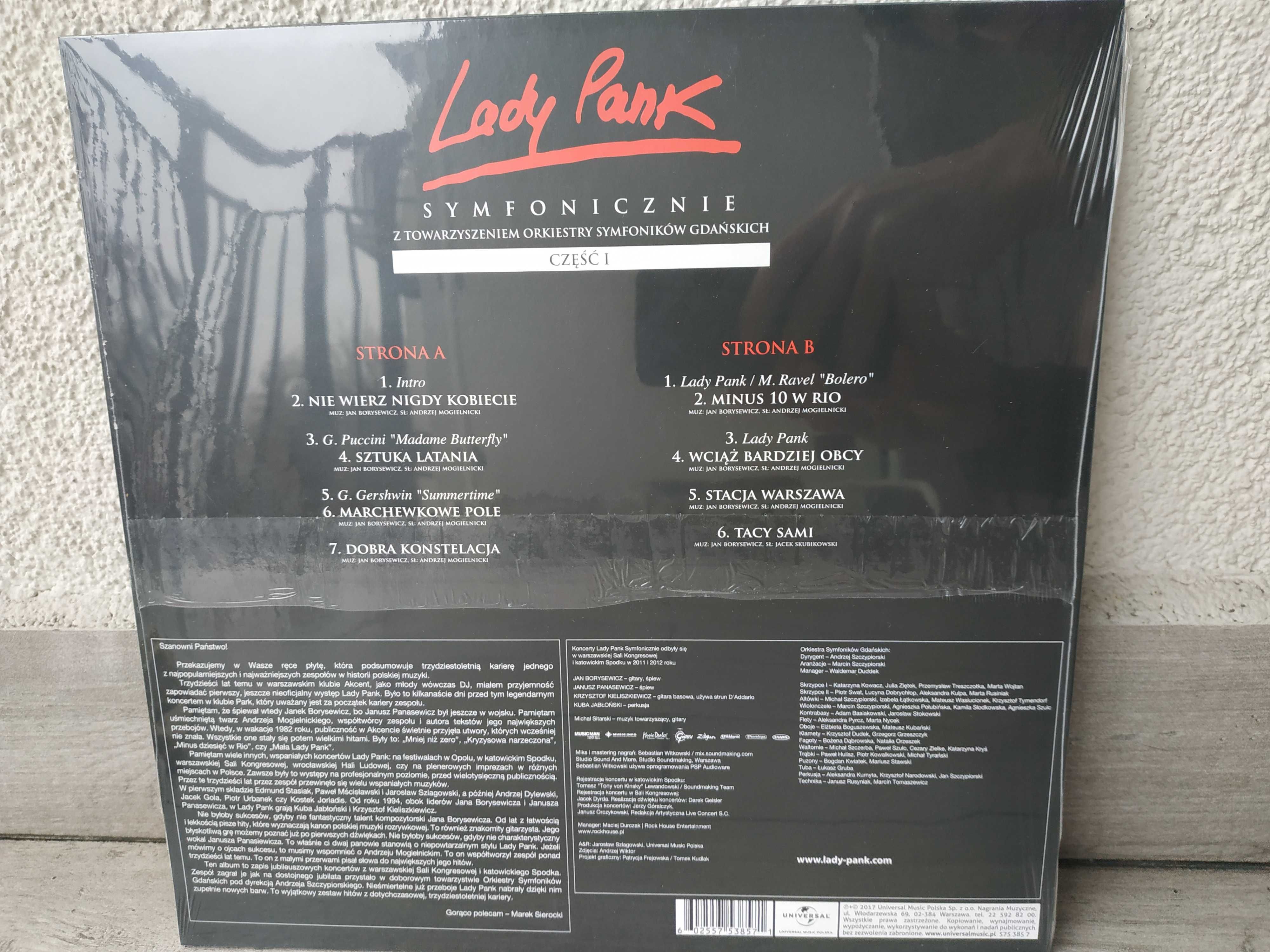 Lady Pank - Symfonicznie - winyl płyta - NOWA - folia Warszawa