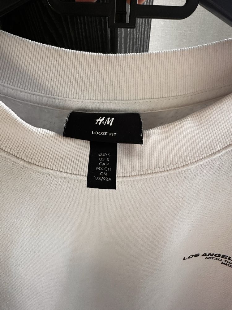 Кофта біла чоловіча H&M