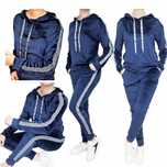 6 KOLORÓW Komplet dres welurowy bluza + spodnie TU L/XL kolor GRANAT