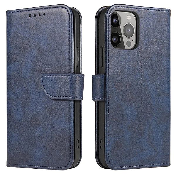 Etui Magnet Case do Samsung S24 Ultra z klapką i portfelem - niebieski