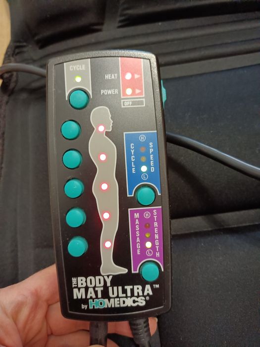 Materac podgrzewany masujący masażer