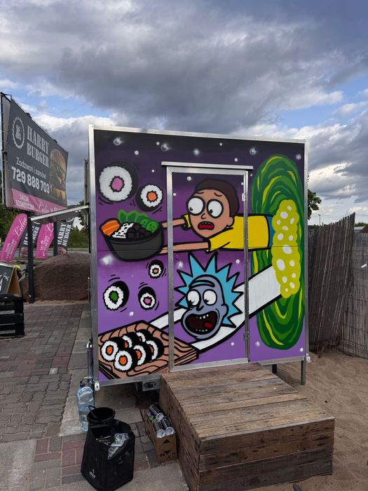 Malowanie artystyczne ścian, Mural, Graffiti