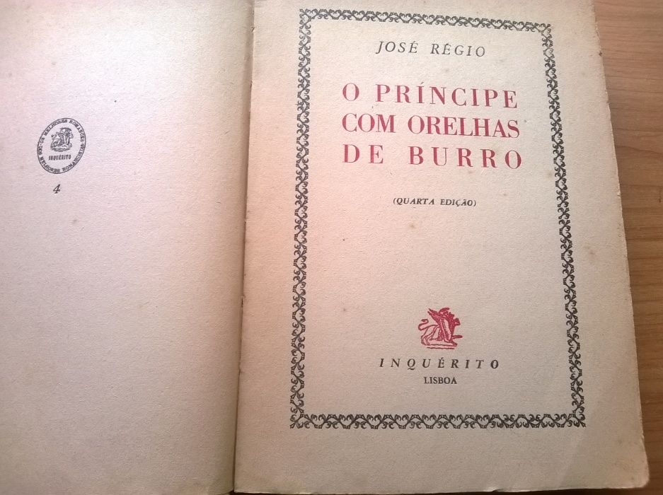 O Príncipe com Orelhas de Burro - José Régio (portes grátis)