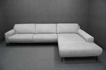NAROŻNIK Nierozkładany ZILVANO Popielaty 320x220x80 cm BGM24.pl B 7793