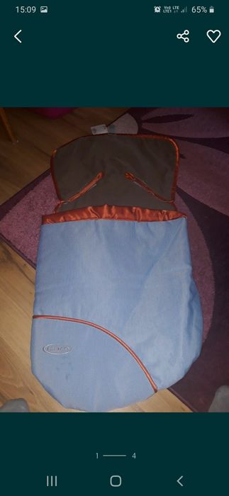 Fotelik Graco + śpiworek Graco
