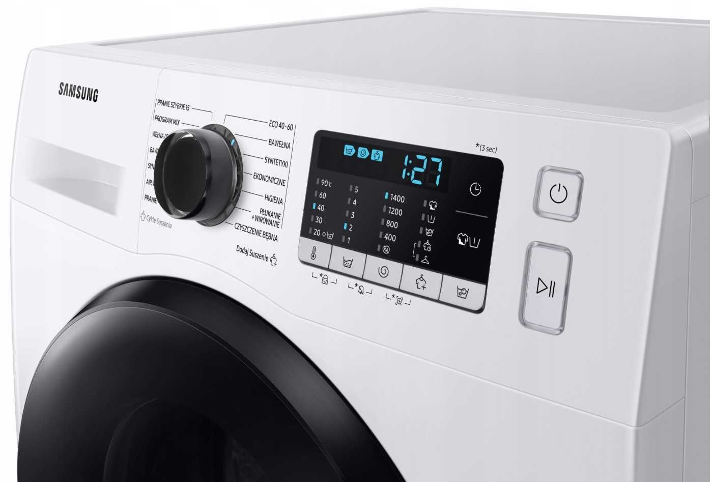 Pralko-suszarka Samsung WD80TA046BE 8/5 kg 1400obr EcoBubble AirWash
